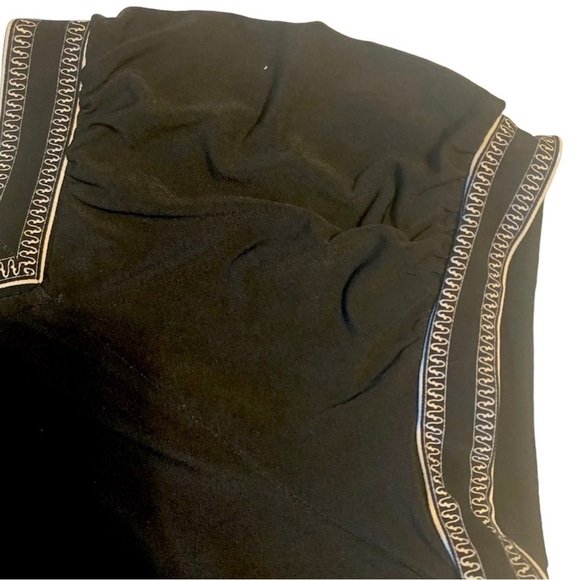 Apt. 9 Black & White Comfort Stretch Blouse, [Sz PXL] **FLAW NOTED** - Picture 6 of 9